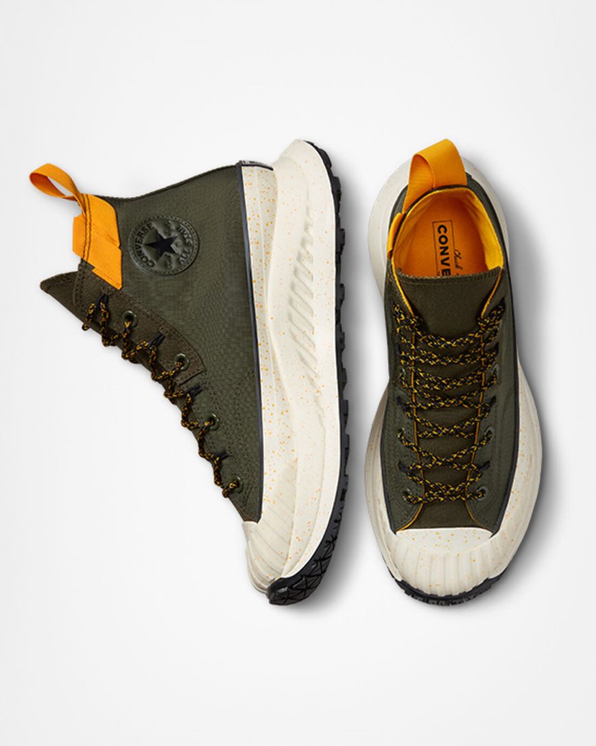 Men's Converse Chuck 70 AT-CX Rugged Basics High Top Shoes Olive / Green / Yellow / Black | AU 49C81U